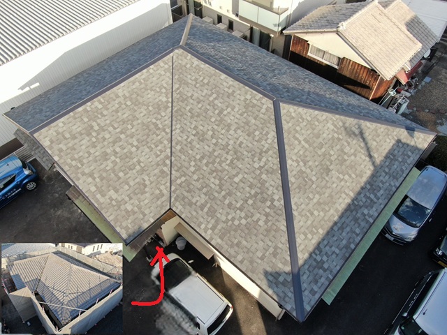 明石市　K様　軽量屋根希望　リッジウエイ葺き替え　施工写真